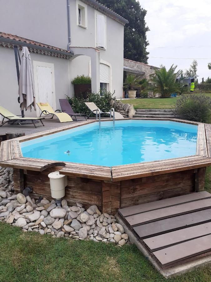 Villa Accueillante A Colonzelle Avec Piscine Privee Exterior foto